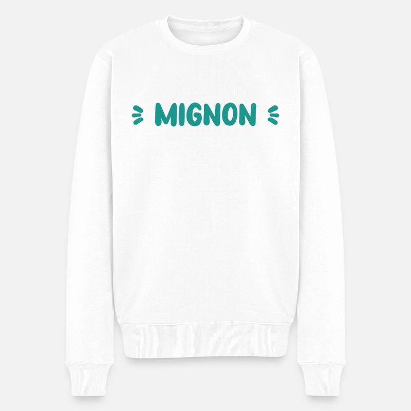 Mignon - Pull Premium bio Homme - blanc