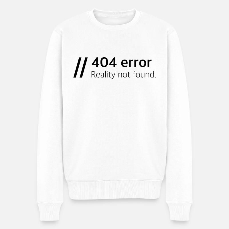 Réalité introuvable - Pull Premium bio Homme - blanc