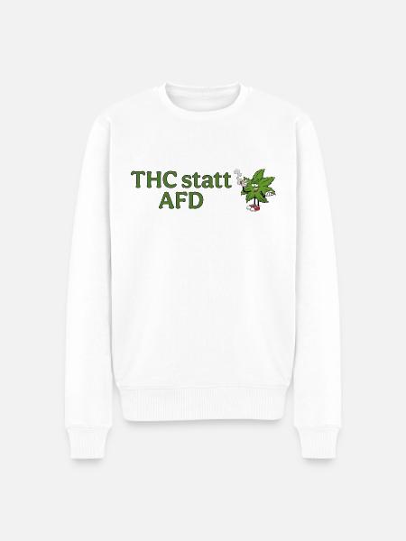 Entspannt statt Engstirnig - Männer Premium Bio Pullover - Weiß