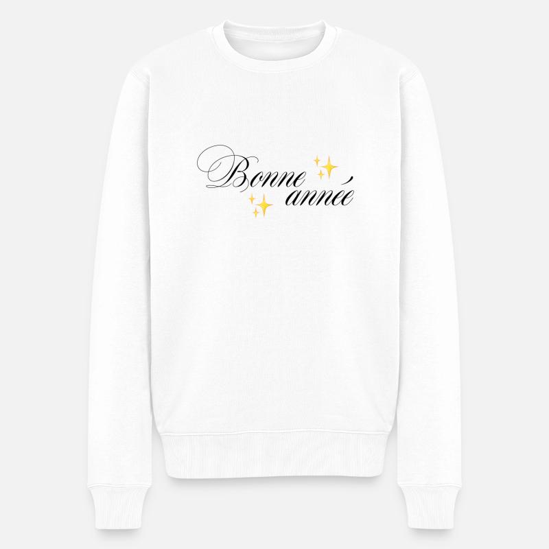 Bonne année - Pull Premium bio Homme - blanc