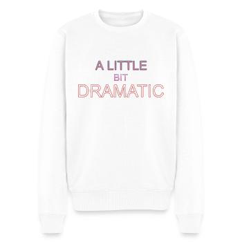 A Little Bit Dramatique genre diva queen spécial - Pull Premium bio Homme - blanc - Devant - Thijin (182cm)