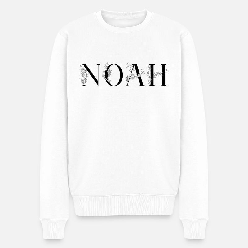 Nom - Noah - Pull Premium bio Homme - blanc