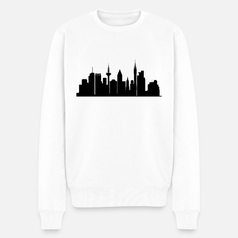 Mannheim Monnem Mannheimat - Pull Premium bio Homme - blanc