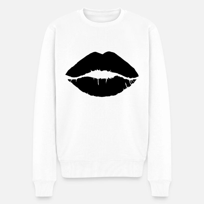 Kiss - Pull Premium bio Homme - blanc