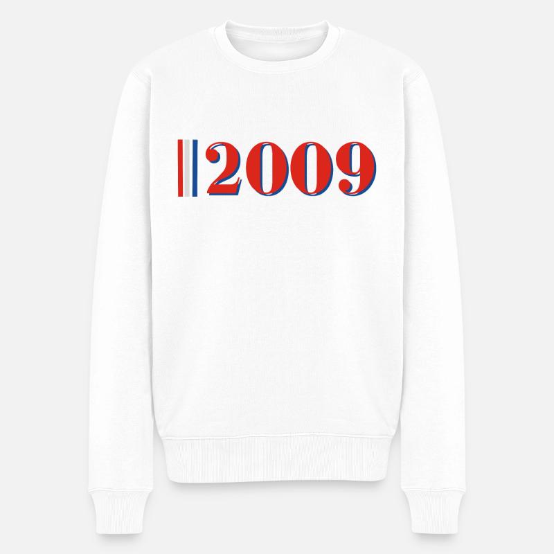 Année 2009 - Pull Premium bio Homme - blanc