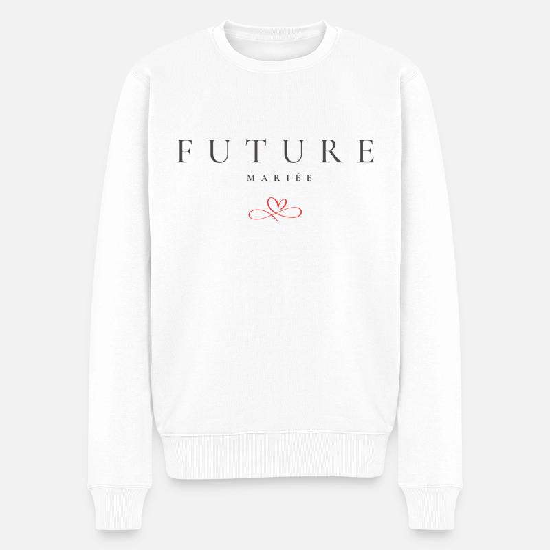 Future mariée - Pull Premium bio Homme - blanc