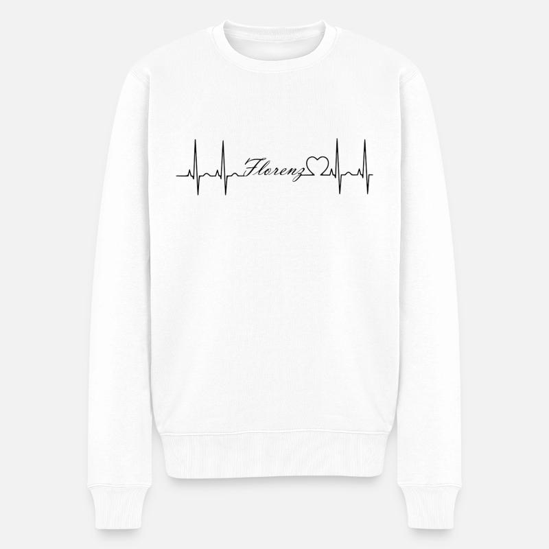 Florence - Pull Premium bio Homme - blanc