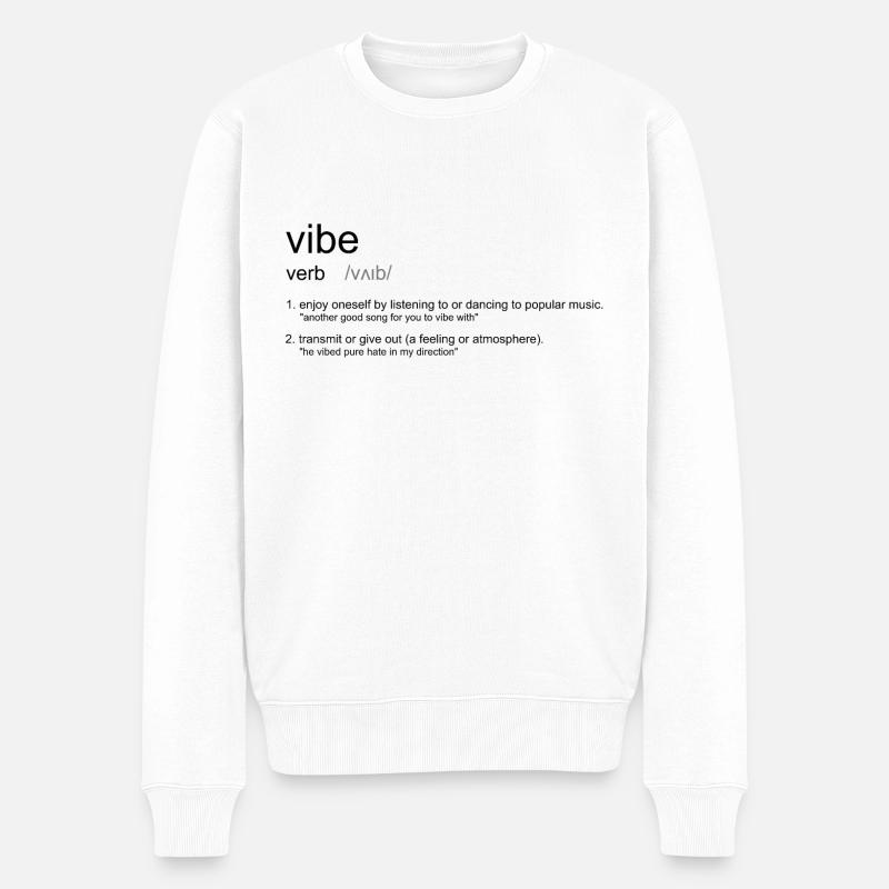 définition d'ambiance - Pull Premium bio Homme - blanc