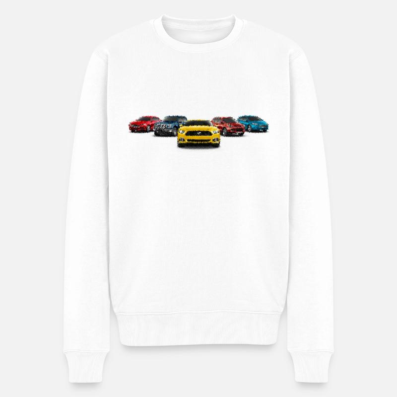 Voitures Édition Spéciale - Pull Premium bio Homme - blanc