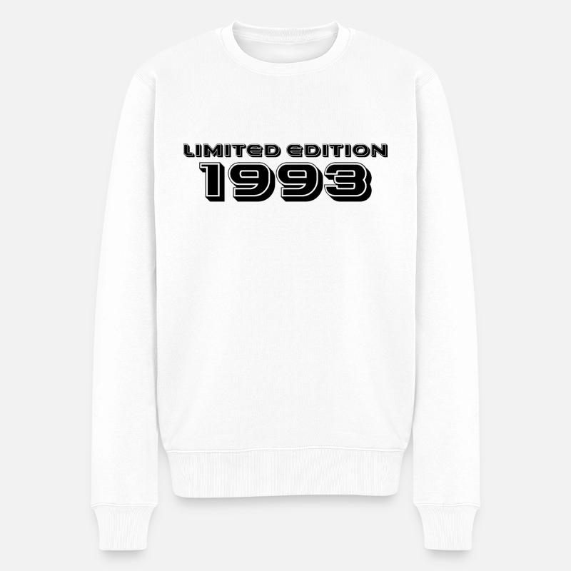 Limited Edition 1993 - Männer Premium Bio Pullover - Weiß