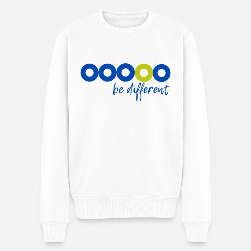 Soyez différent - Soyez vous-même !! - Pull Premium bio Homme - blanc