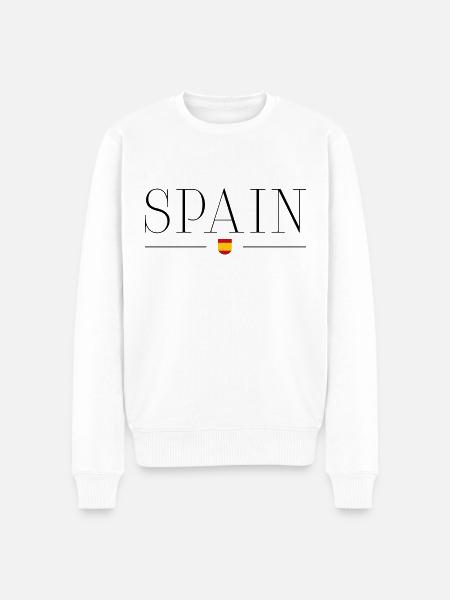 Spain - Men's Premium Organic Jumper - white