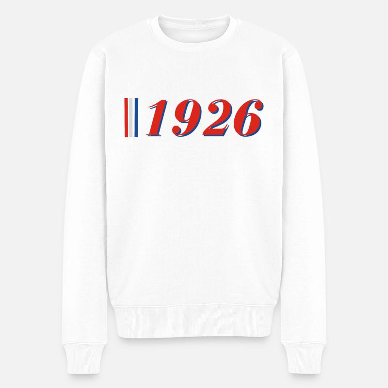 Année 1926 - Pull Premium bio Homme - blanc