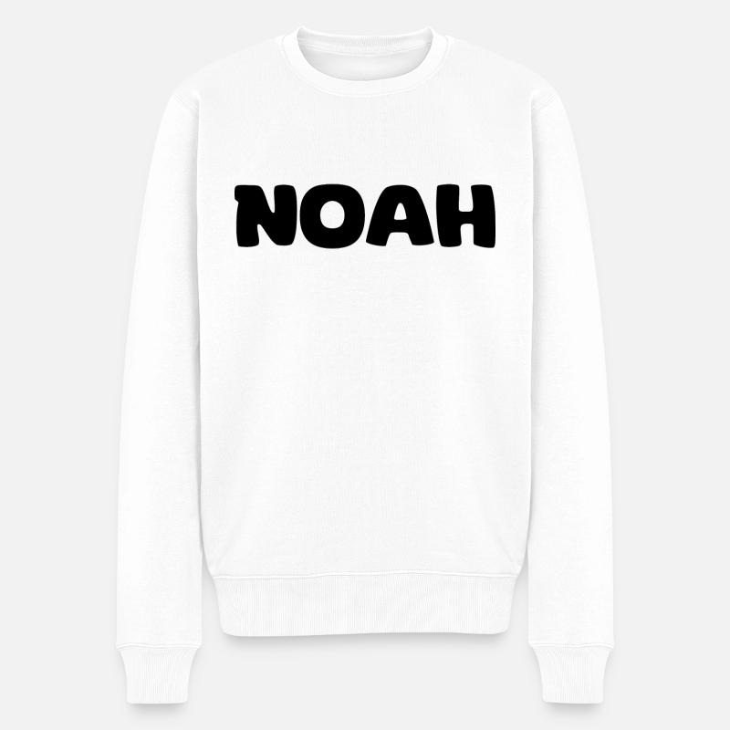 Nom - Noah - Pull Premium bio Homme - blanc