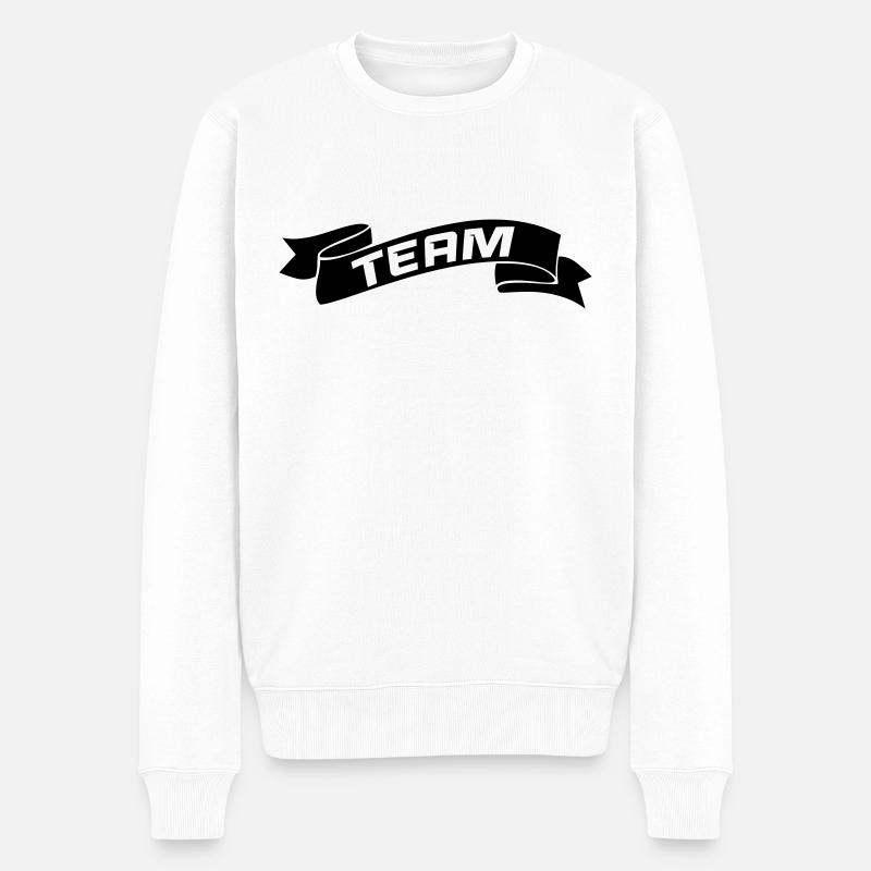 Équipe - Pull Premium bio Homme - blanc