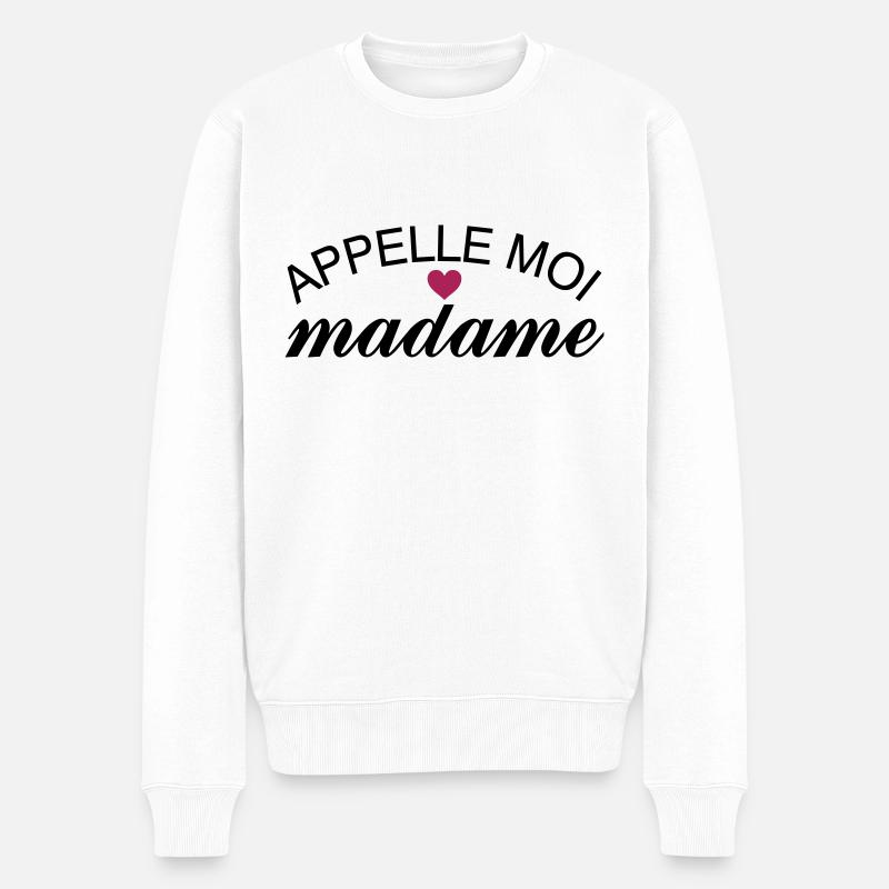 Appelle Moi Madame - Pull Premium bio Homme - blanc