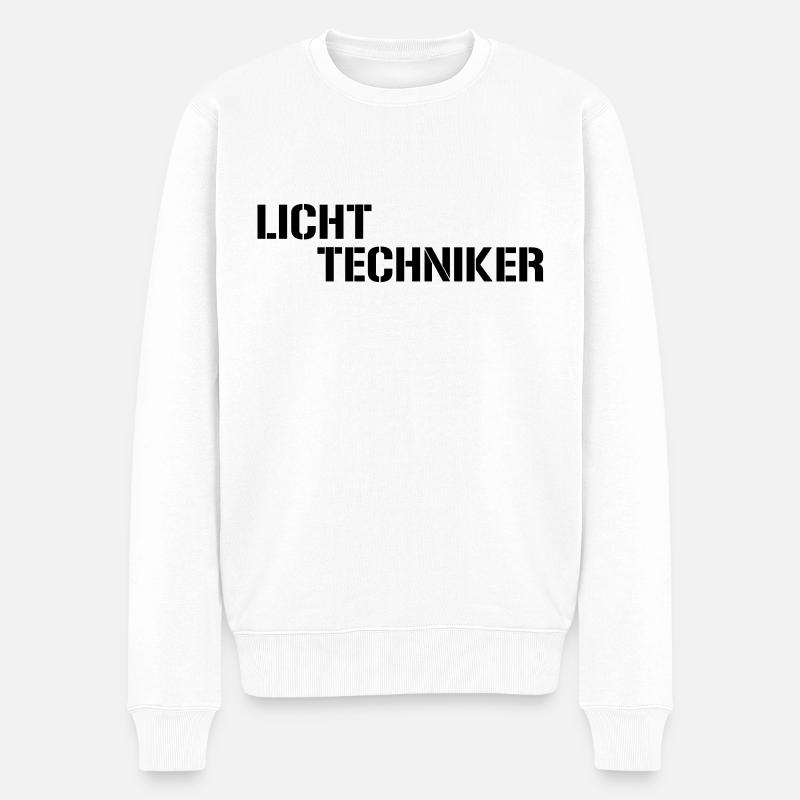 technicien éclairage - Pull Premium bio Homme - blanc