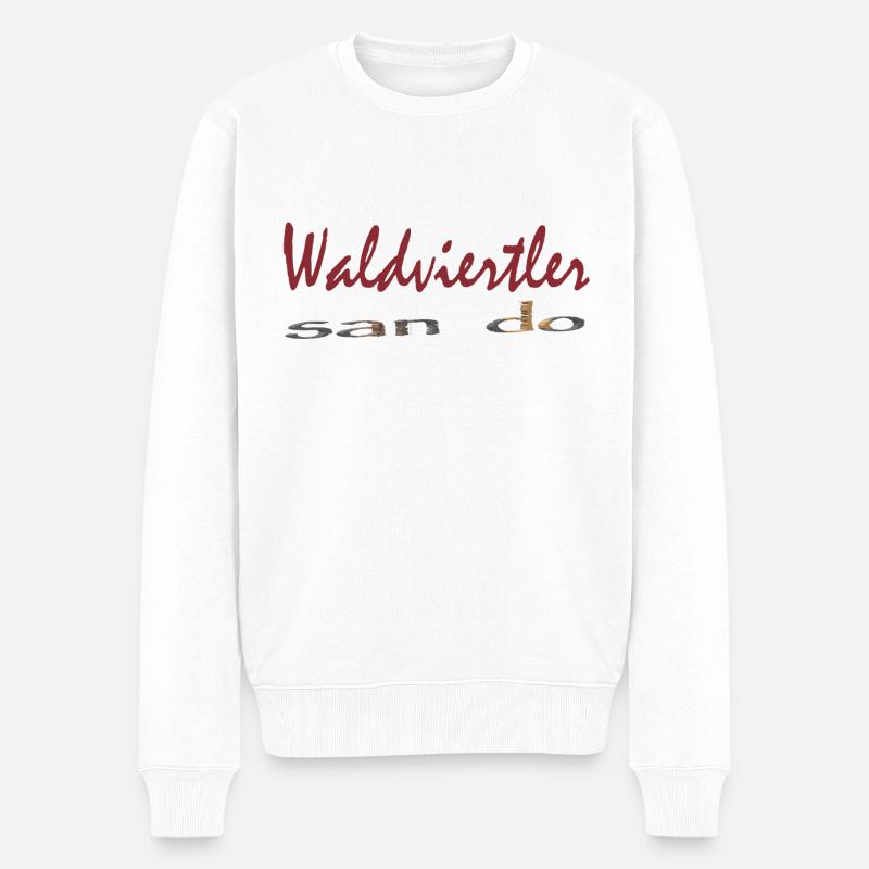 Waldviertler san do - Pull Premium bio Homme - blanc