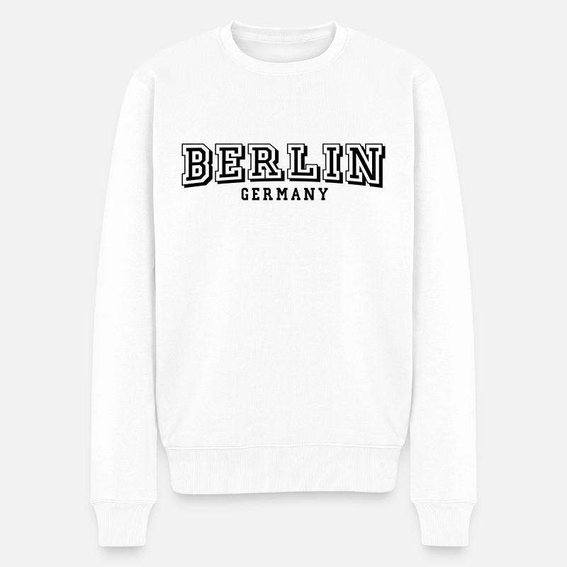 Berlin - Pull Premium bio Homme - blanc