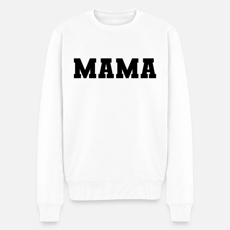 Maman - Pull Premium bio Homme - blanc