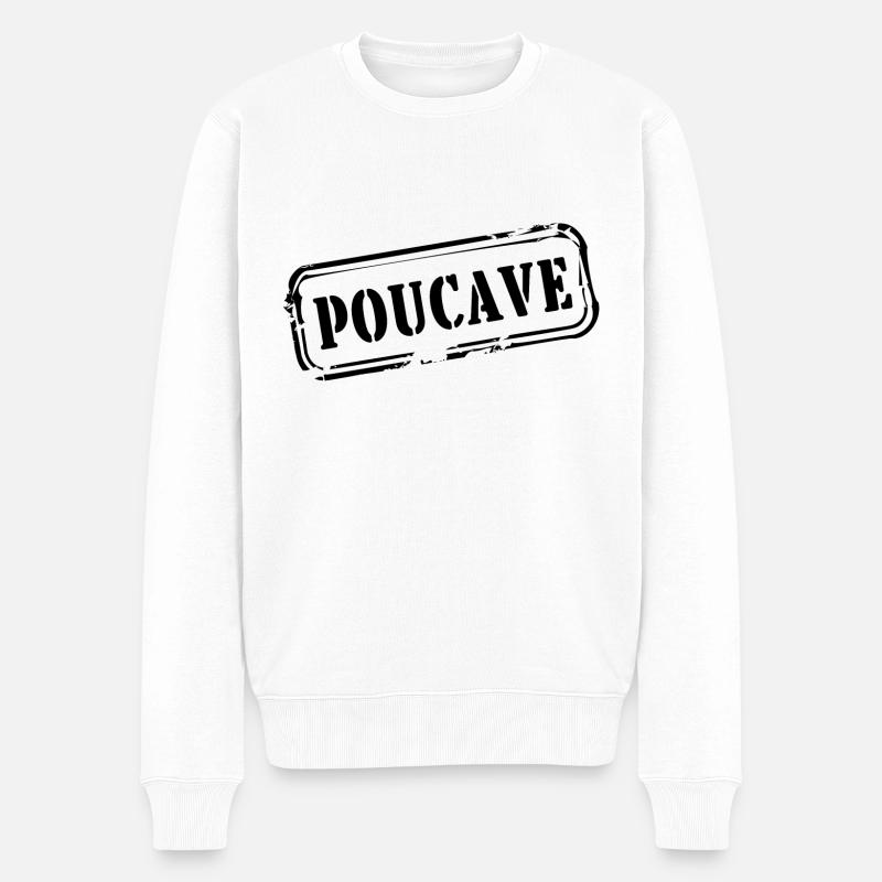 poucave - Pull Premium bio Homme - blanc