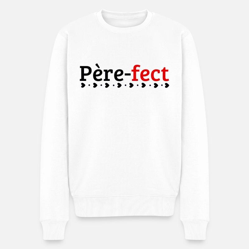 Père-fect - Pull Premium bio Homme - blanc