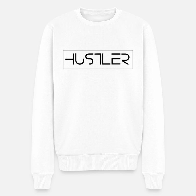 Cadre Hustler Dissolve - Pull Premium bio Homme - blanc