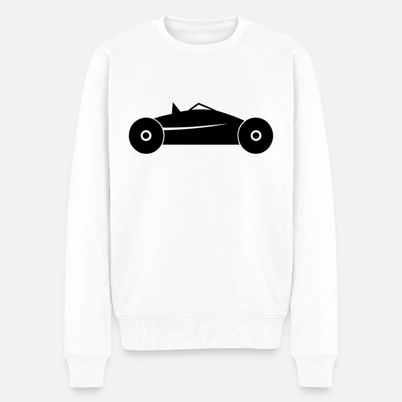 Ancienne voiture - Pull Premium bio Homme - blanc