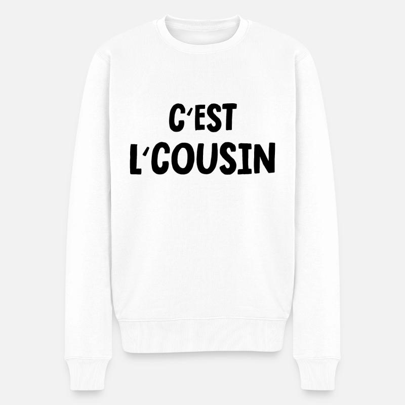 c'est l'cousin - Pull Premium bio Homme - blanc