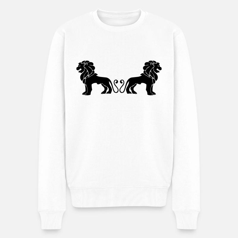 Lions - Pull Premium bio Homme - blanc