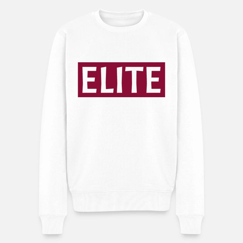 elite - Pull Premium bio Homme - blanc