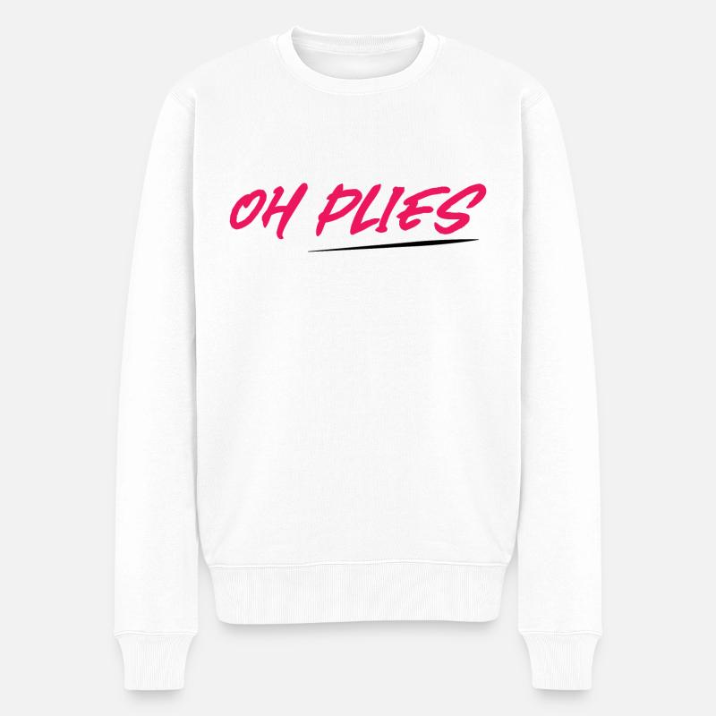 Oh Plies 4 - Pull Premium bio Homme - blanc