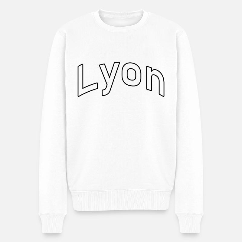 Lyon - Pull Premium bio Homme - blanc