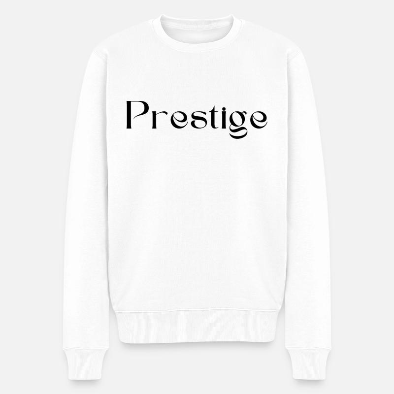 Prestige - Männer Premium Bio Pullover - Weiß