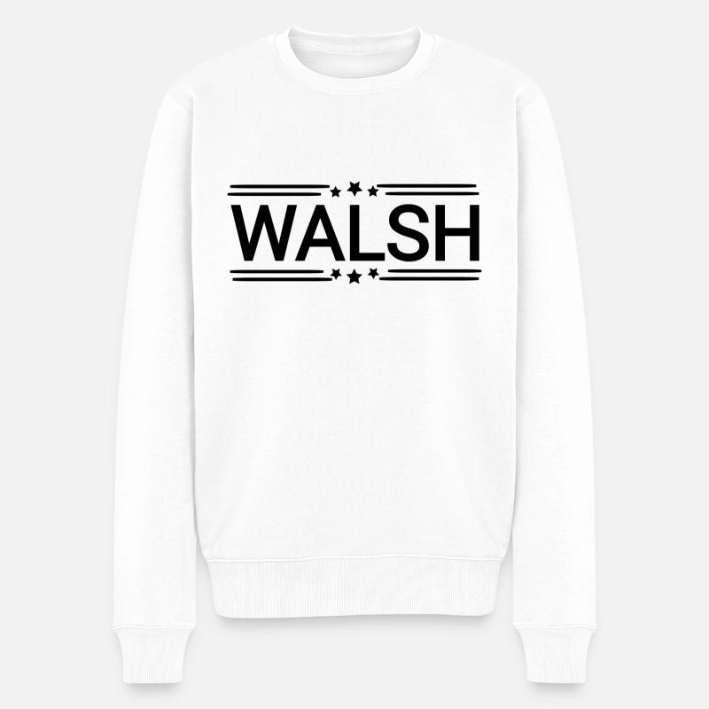 Nom Walsh - Pull Premium bio Homme - blanc
