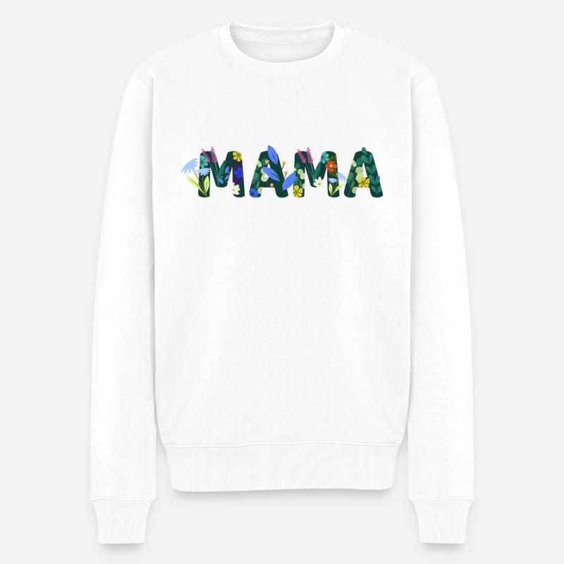 maman - Pull Premium bio Homme - blanc