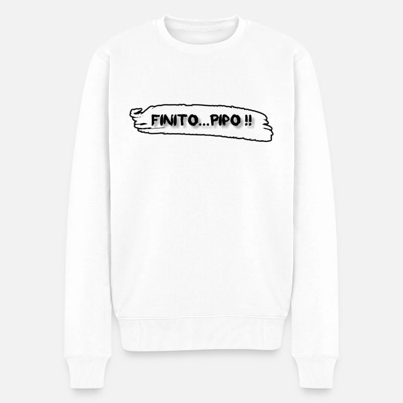 Finito Pipo - Pull Premium bio Homme - blanc