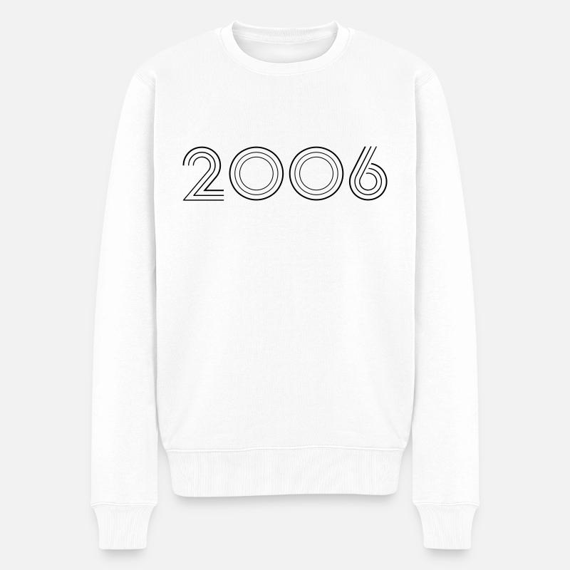 2006 - Männer Premium Bio Pullover - Weiß