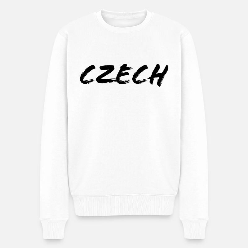 Tchèque - Pull Premium bio Homme - blanc