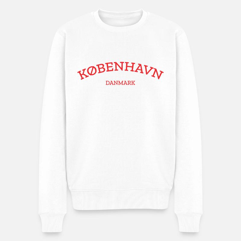 Copenhague - Danemark - Dänemark - Kobenhavn - Pull Premium bio Homme - blanc