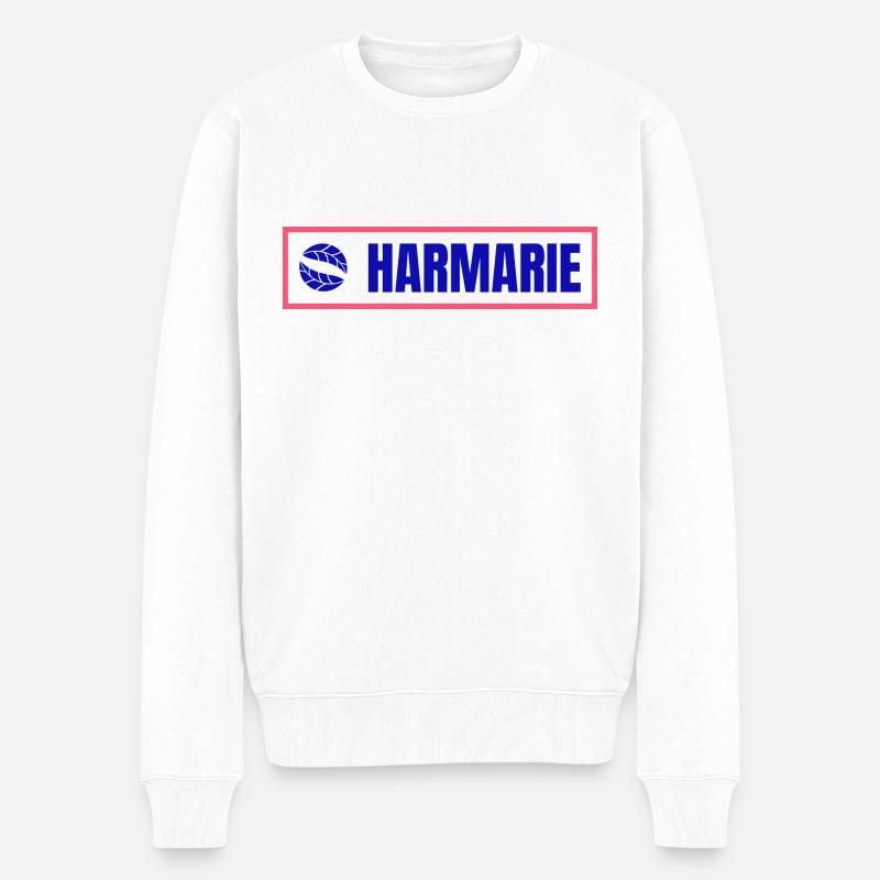 HARMARIE - Pull Premium bio Homme - blanc
