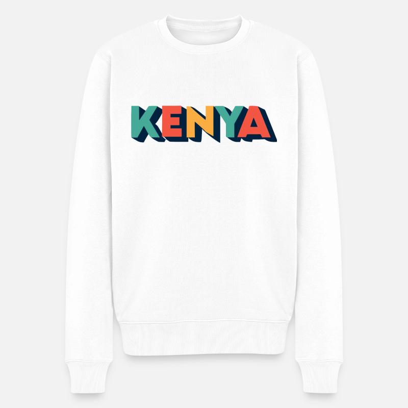 Kenya - Pull Premium bio Homme - blanc