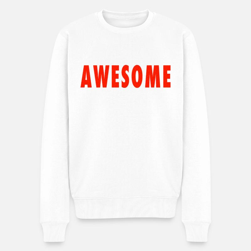 Génial - Pull Premium bio Homme - blanc