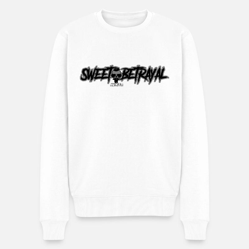 Sweet Betrayal by KIT 3 - Männer Premium Bio Pullover - Weiß