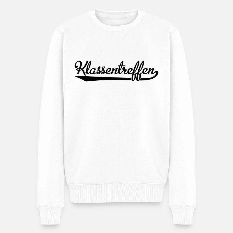 Klassentreffen - Männer Premium Bio Pullover - Weiß