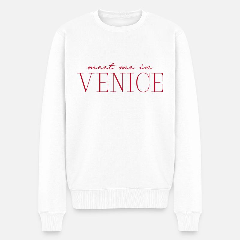 Venise Venedig - Pull Premium bio Homme - blanc