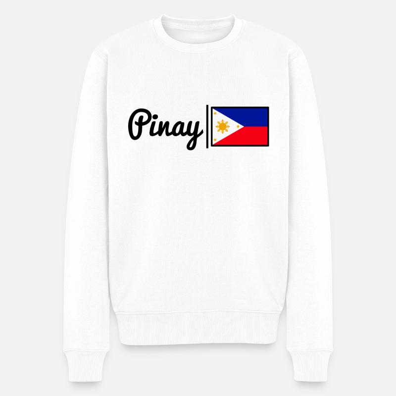 Pinay - Philippines - Pull Premium bio Homme - blanc