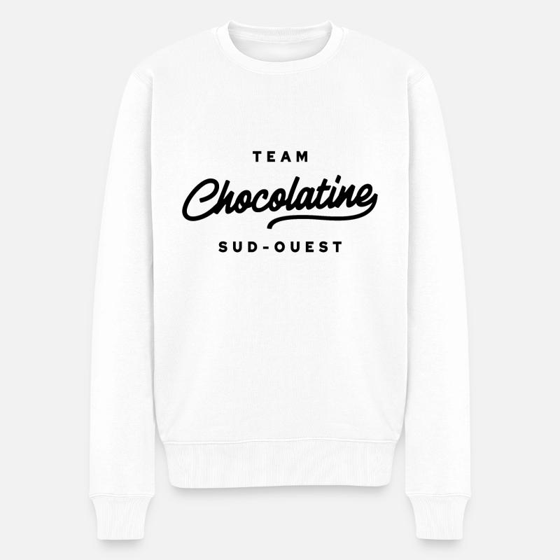 Team chocolatine sud-ouest - Pull Premium bio Homme - blanc