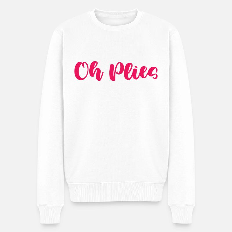 Oh Plies - Pull Premium bio Homme - blanc