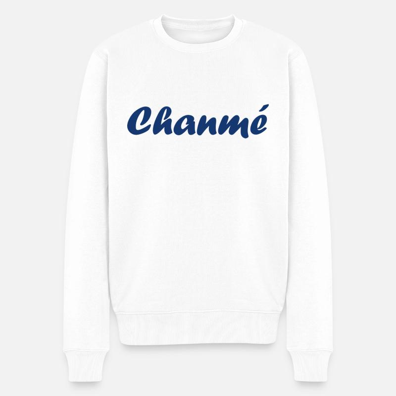 chanmé - Pull Premium bio Homme - blanc